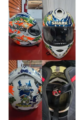 Capacete Shark tamanho 60 -LER DESCRIÇÃO