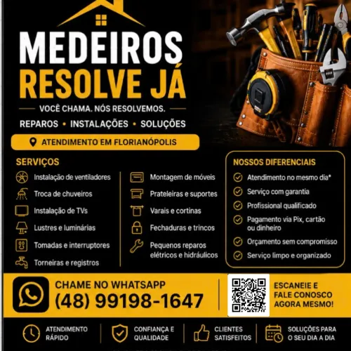 Marido de aluguel: Pequenos Reparos e Instalações com Atendimento Rápido em Florianópolis