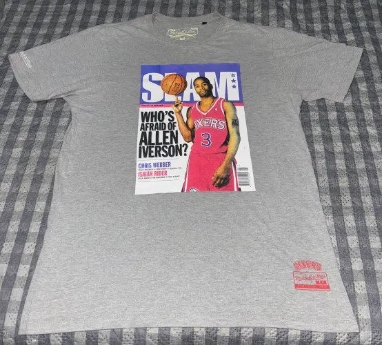 Camisa Mitchell & Ness Philadelphia 76ers - Oficial