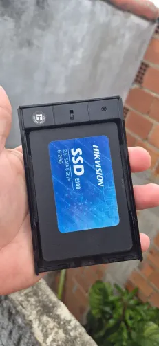 SSD Externo Hikvision E100 512GB + Case Exbom USB 3.0
