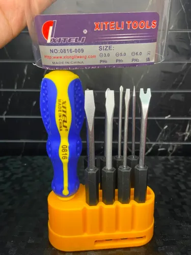 KIT CHAVES DE FENDA E PHILLIPS XITELI 0816 - 6 PEÇAS