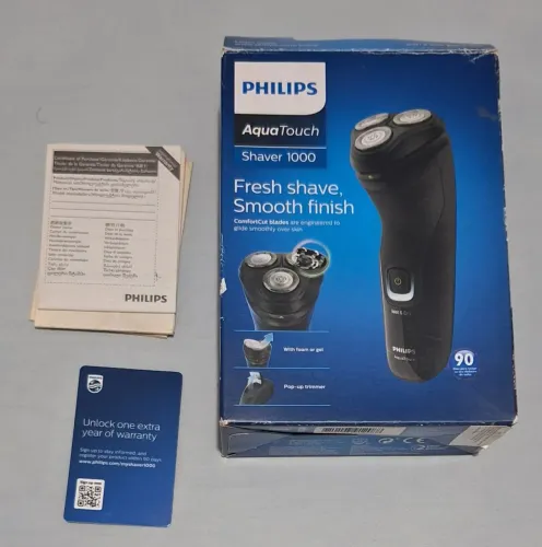 Aparelho Barbear Philips Aqua Touch Shaver 1000