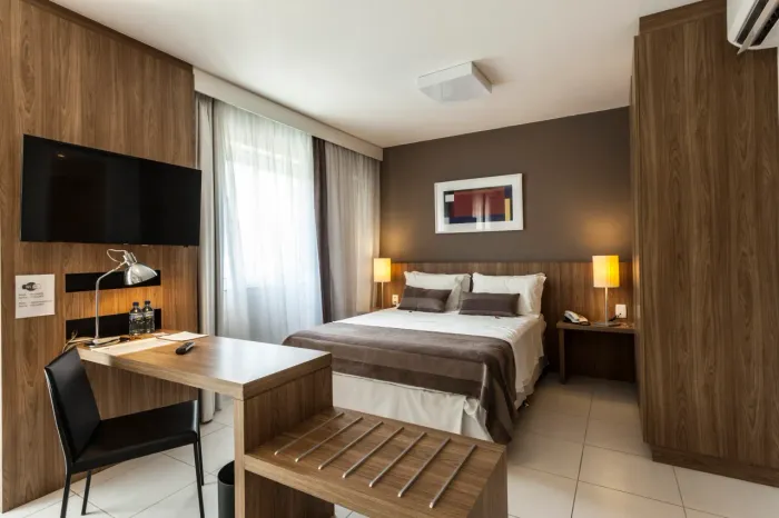 Locacao linda suite com cozinha Flat RioStay - more com mordomia!