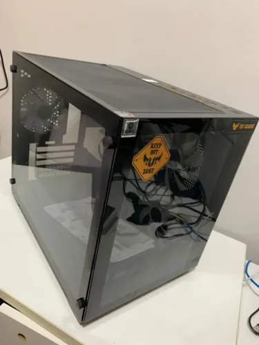 Gabinete Gamer Aerocool Dryft com, Mid Tower, ARGB, 6 Fans, Lateral de Vidro, Preto