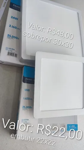 Luminária em promoção 