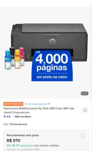 Vendo impressora