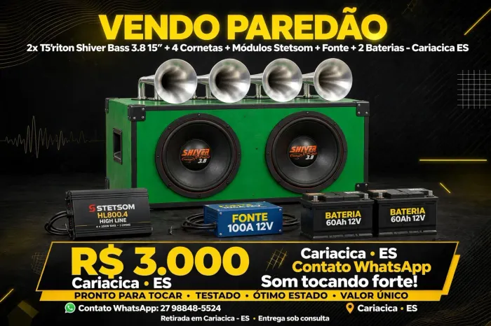 Vendo Paredão De Som