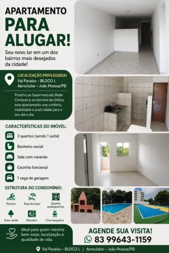 Apartamento para Alugar 