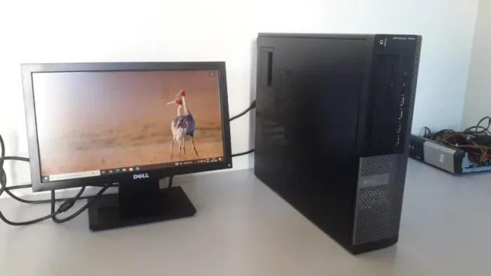 PC Slim Dell i5-2400 3.1ghz 6mb cache/ 10gb de memoria ddr3/ HD 500gb/ Monitor 16" Dell