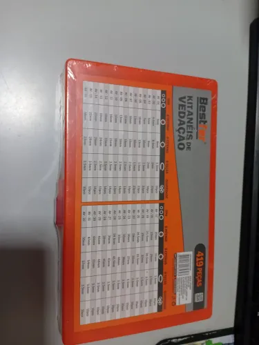 Kit anéis de vedação bestefer com 419 peças