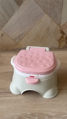 Troninho Infantil Fisher-Price Rosa - Nunca Utilizado | Estado de Novo