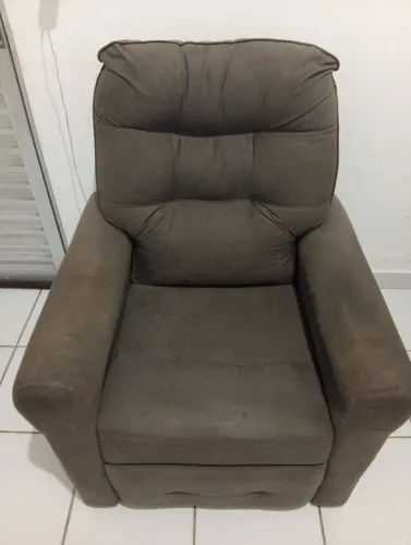 Poltrona do Papai reclinável marrom