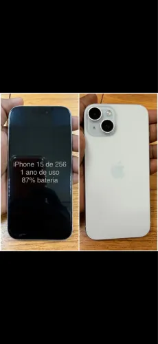 iPhone 15 único dono 1 ano de uso 