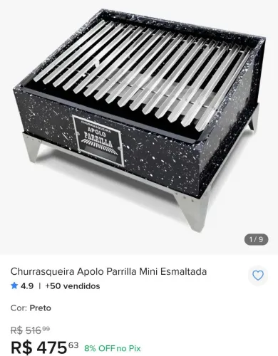 Churrasqueira de Parrilha SemiNova 280,00
