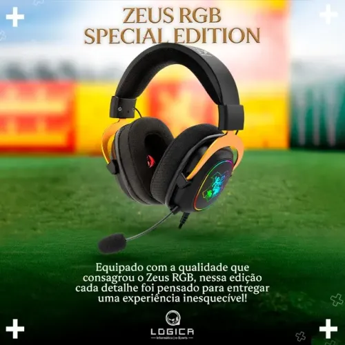 Headset Redragon Zeus H510 Harry Potter Edição Especial Limitada RGB - NOVO LACRADO