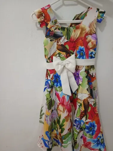 VESTIDO INFANTIL TROPICAL
