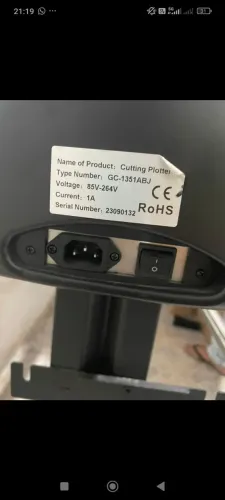 Máquina de corte plotter