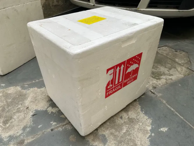 Caixa térmica Isopor 30L
