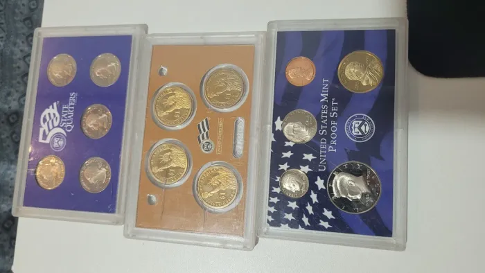 Moedas americanas United States 2008 Mint Proof Set & Presidential $1 Coin Proof Set
