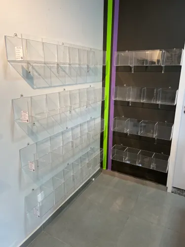 Gavetas organizador em acrílico