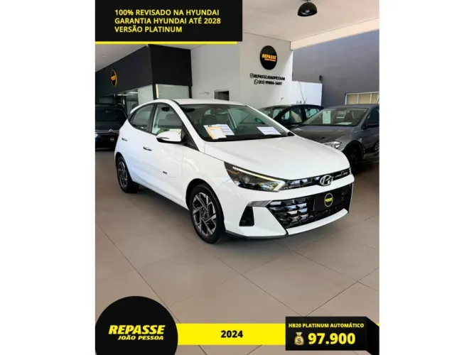 Hyundai HB20 Platinum 1.0 TB Flex 12V AUT 2024