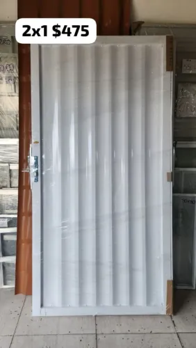 Janela Portas de ferro totalmente completa instalação