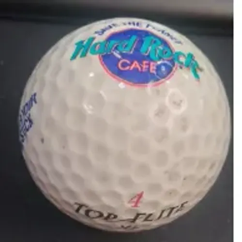 bola de golf da hard rocjk cafe