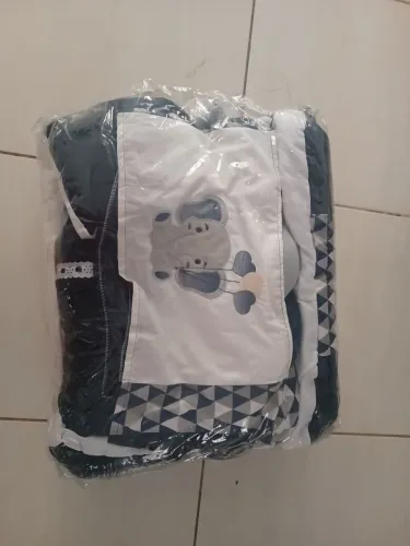 Kit de berço menino azul marinho