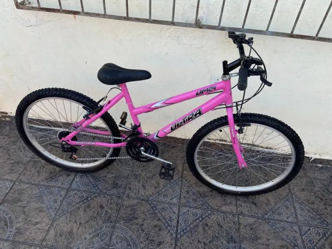 Bicicleta aro 24 feminina infantil ultra 18 marchas!!