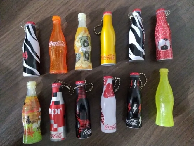 Lote Mini Garrafinhas Coca-Cola Colecionáveis (Vários Modelos)