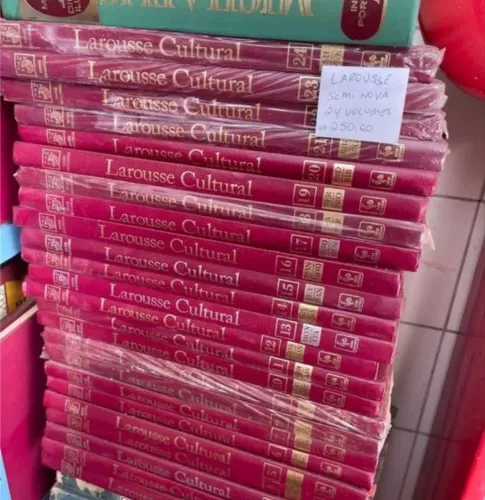 Enciclopédia Larousse 24 volumes 