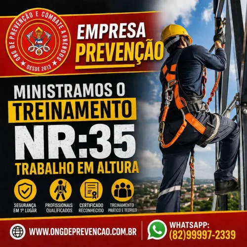 CURSO E TREINAMENTO DA NR: 35