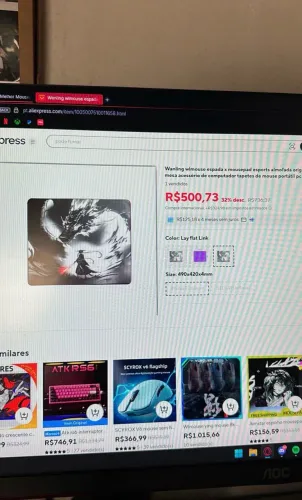 Mousepad impecável