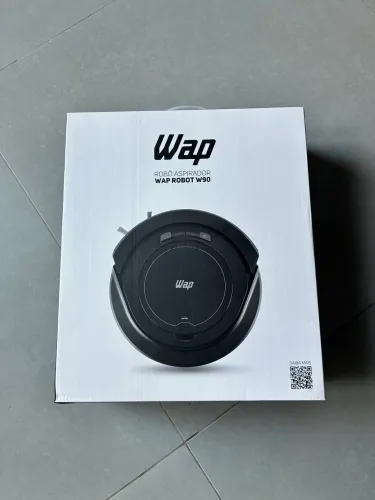 Robô Aspirador de Pó Inteligente WAP W90 Varre Aspira Passa pano Limpa Pelos de pet