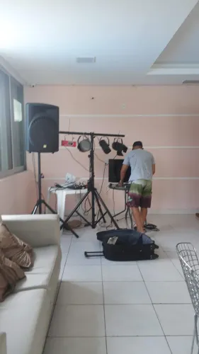 Som iluminação Fumaça Dj