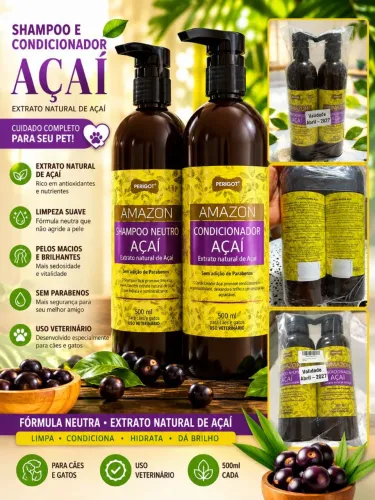 Shampoo e condicionador para pets