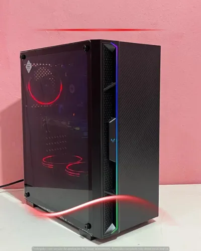 Computador Gamer Ryzen 5 1600 AF, 8GB RAM, SSD 256GB, RX 580 8GB