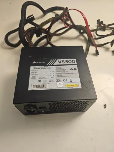 Fonte Corsair VS500 500W 80 Plus White Usada
