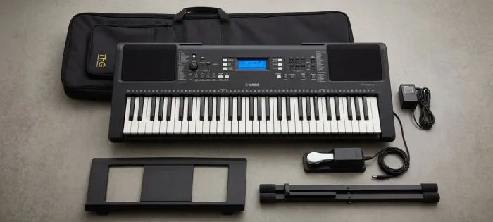 Teclado da Yamaha psr e373 profissional completo