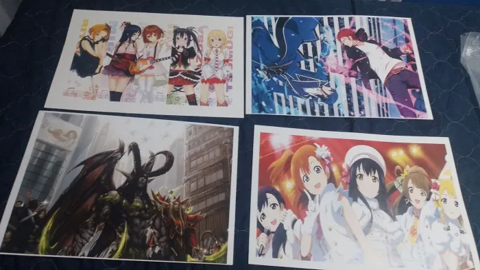 Pôsters de Anime - Lote com 34