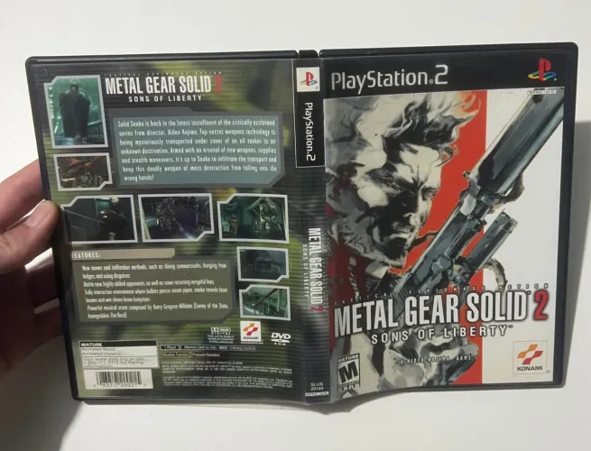 Metal gear solid 2 e 3 ps2