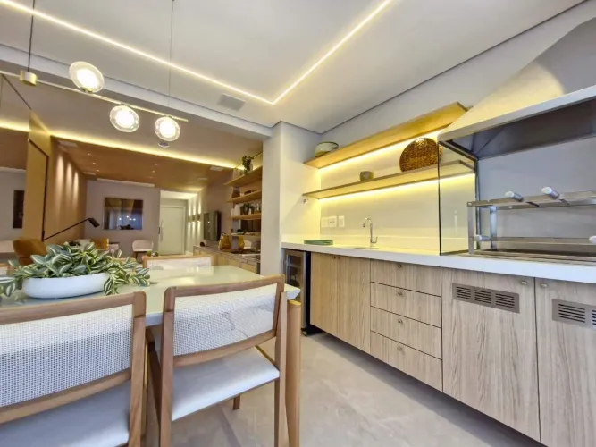 Apartamento à venda Porteira Fechada|Varanda Gourmet | 2 vagas | Pompeia/santos-sp
