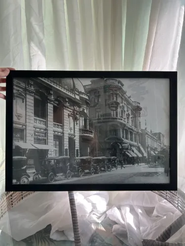 3 Quadros moldurados