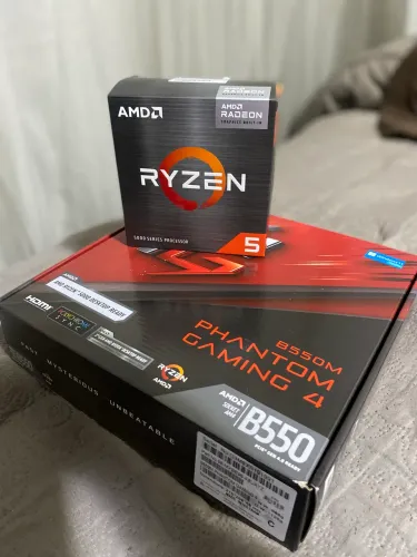 KIT - PROCESSADOR RYZEN 5 5600GT + PLACA-MÃE B550M