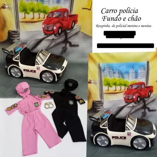Kit policial/carrinho de polícia