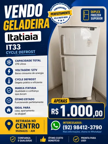 Refrigerador e congelador 