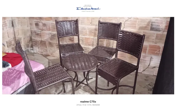 Estou vendendo um conjunto de terraço novo  por 450  aceito cartão com acréscimo 