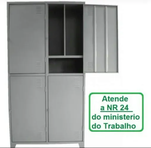 Roupeiros diversos em aço