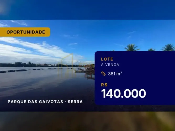Seu novo lar começa aqui: Lote em Parque das Gaivotas!