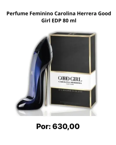 PERFUME GOOD GIRL FEMININO 80ML